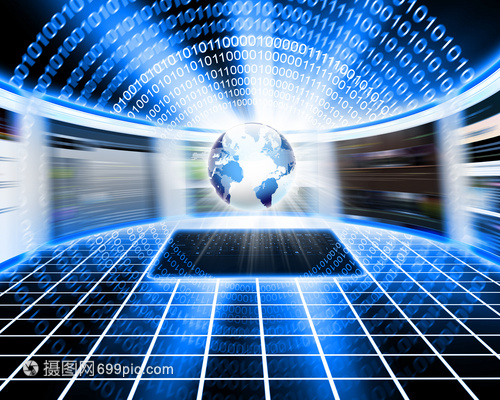 筆記本電腦屏幕全球計算機網(wǎng)絡的象征
